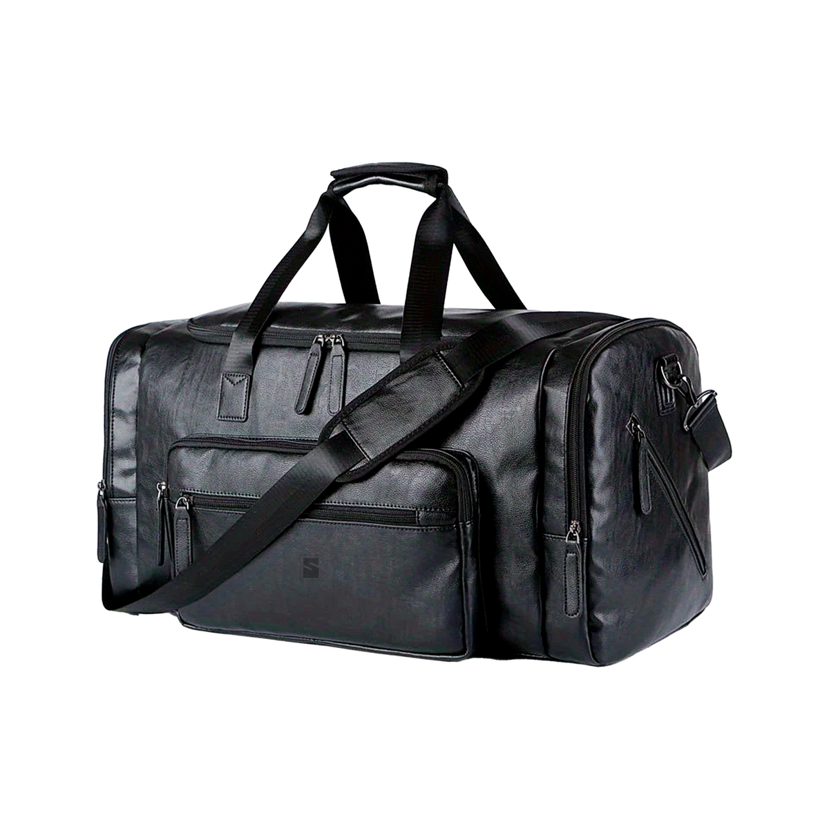 Bolsa de Viagem Executiva Edge Soul Couro - Poliuretano de Alto Padrão, Unissex, Alça Confortável e Múltiplos Bolsos