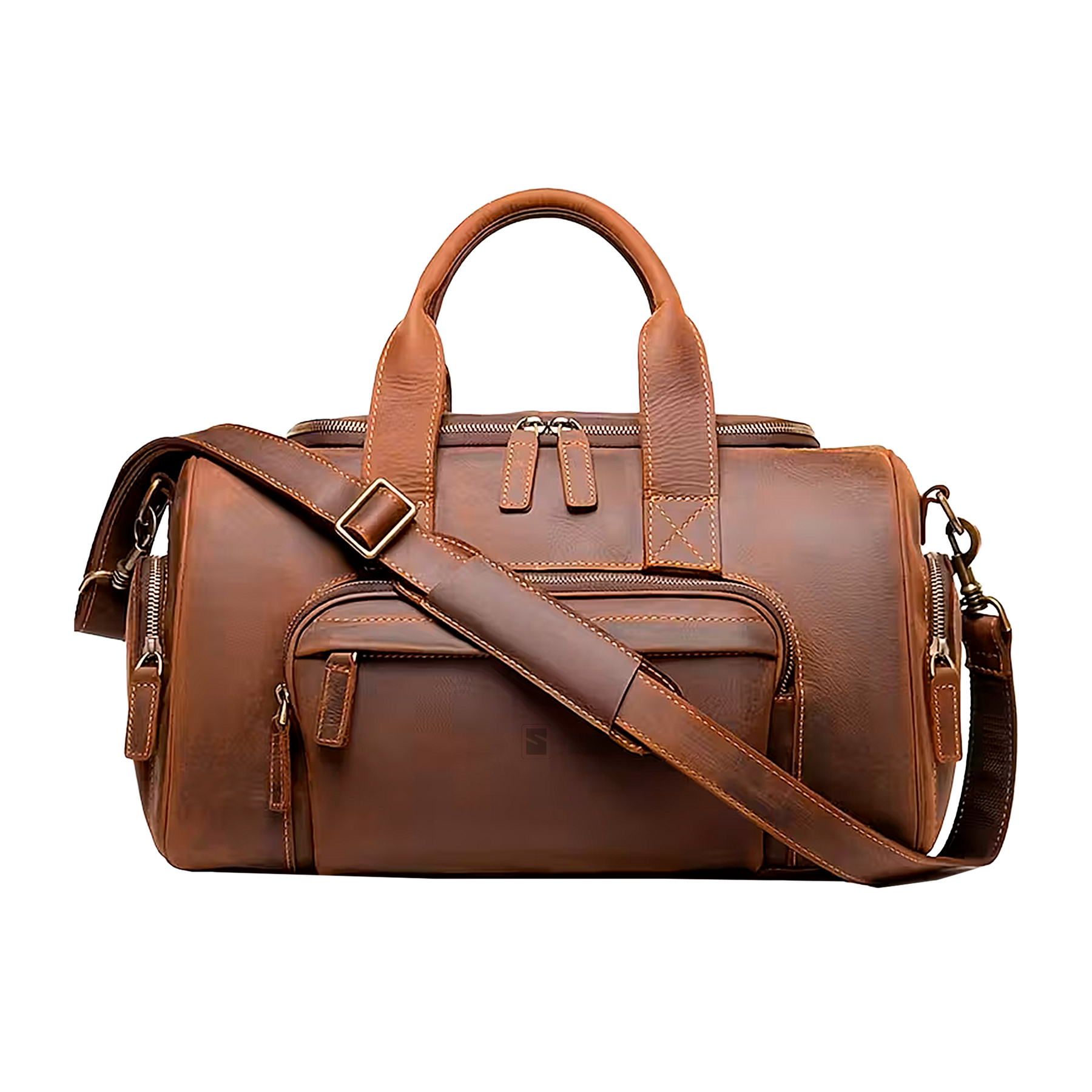 Bolsa de Viagem Executiva Pioneer Pulse Soul Couro - Couro Genuíno, Unissex, Organização Interna
