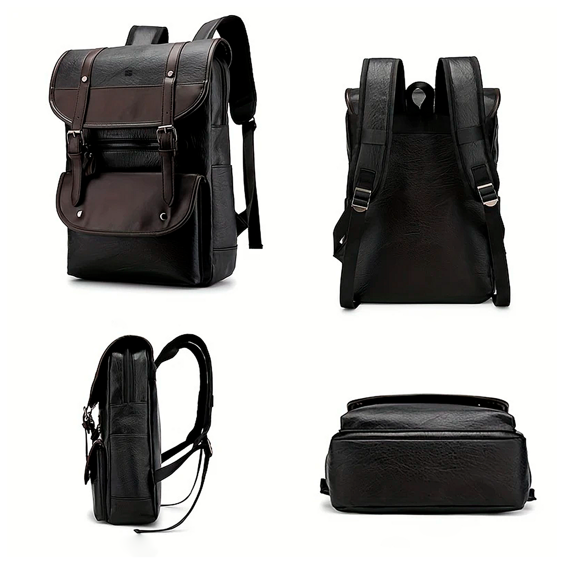 Mochila Executiva Masculina Gradus Soul Couro - Poliuretano de Alto Padrão, Design Robusto, Durabilidade