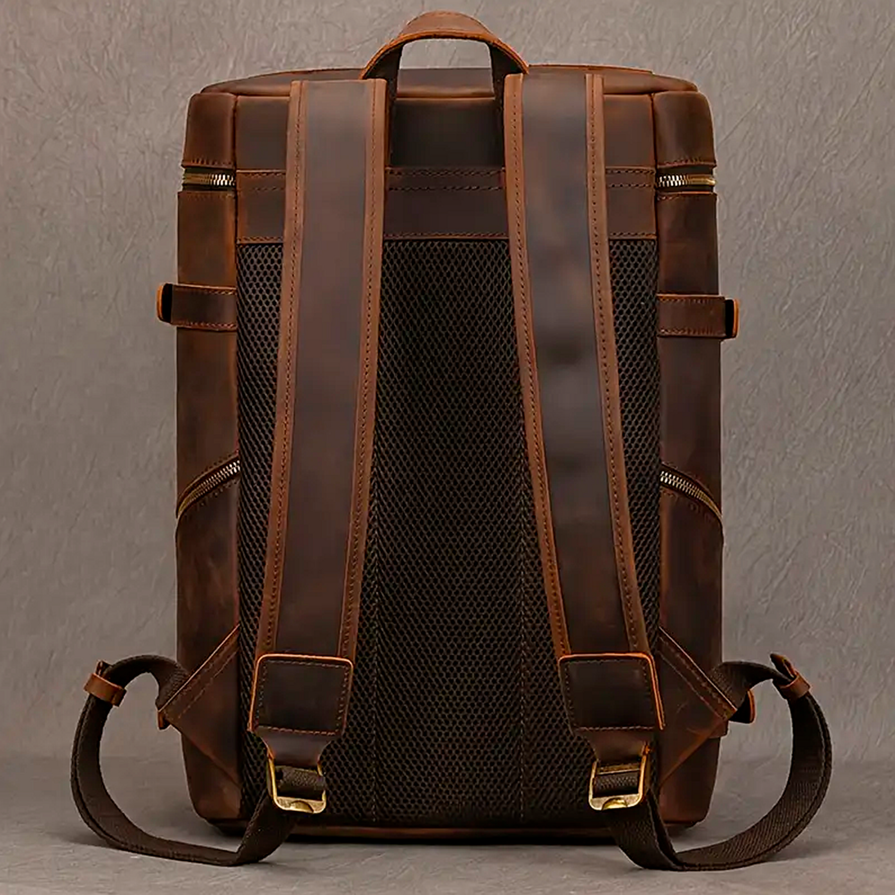 Mochila Executiva Masculina Legacy Soul Couro - Couro Genuíno e Múltiplos Compartimentos