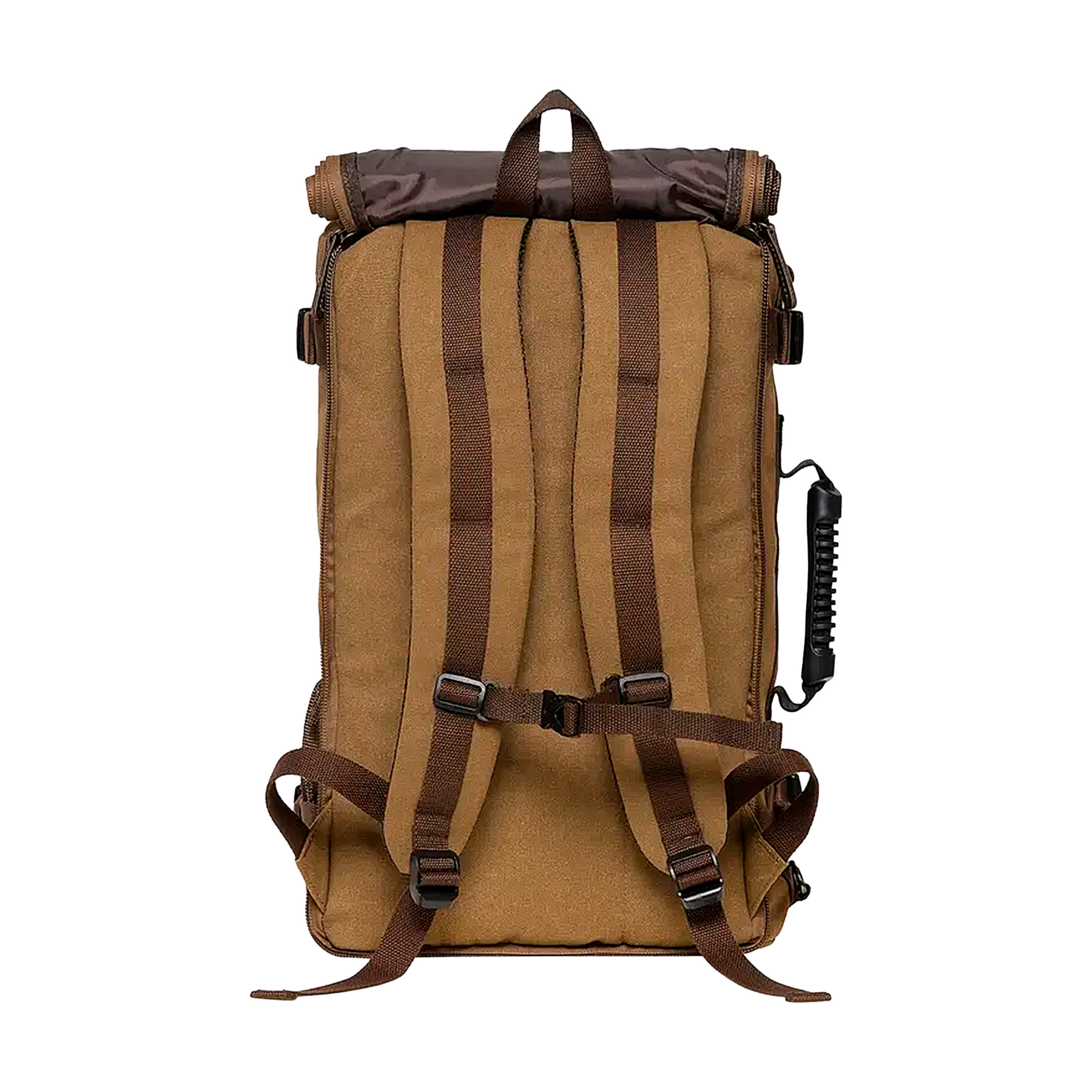 Mochila Executiva Masculina Adventure Soul Couro - Tela de Alta Qualidade Fechamento Roll-Top Ajustável