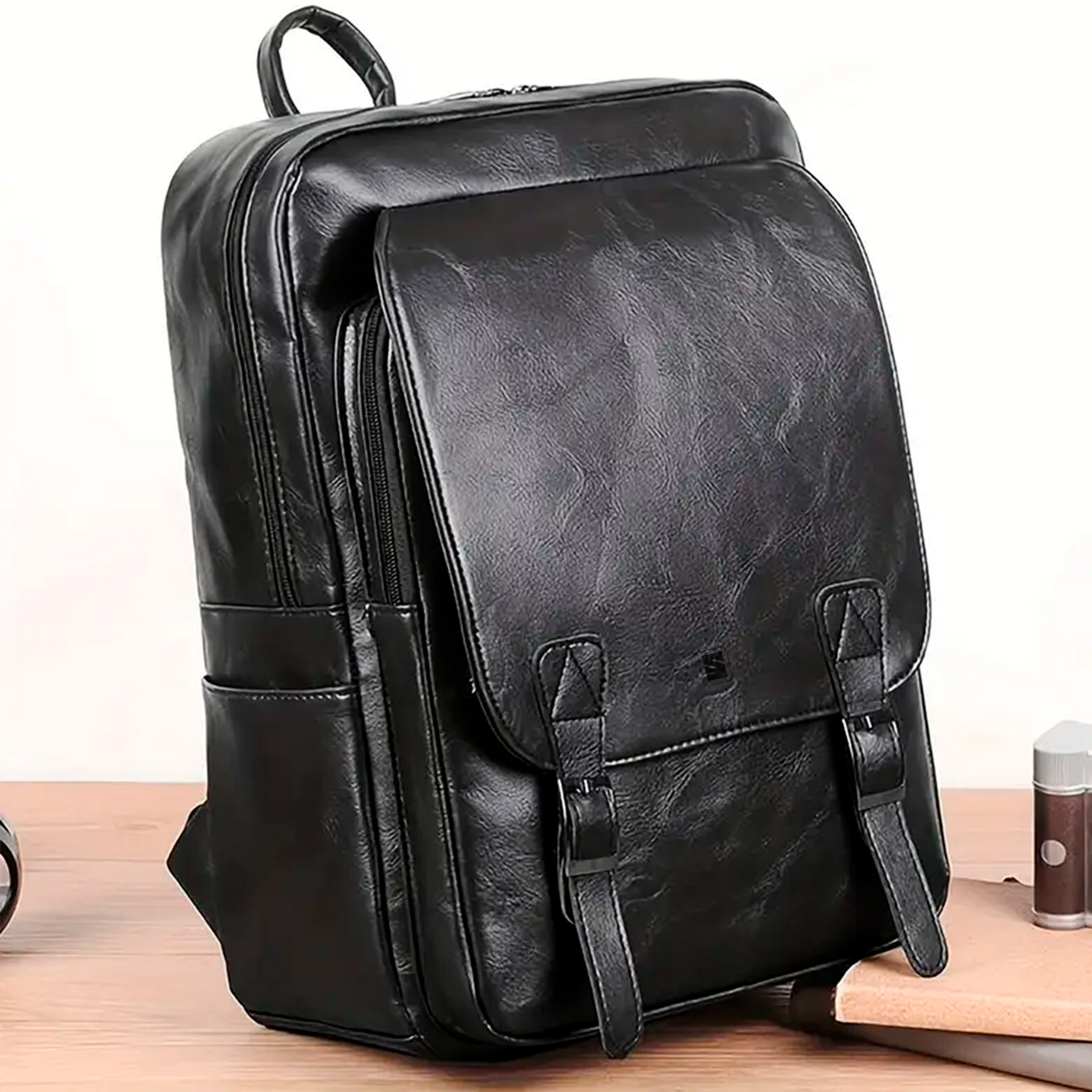 Mochila Executiva Prime Duo Soul Couro - Unissex, Poliuretano de Alto Padrão, Formato, Durabilidade