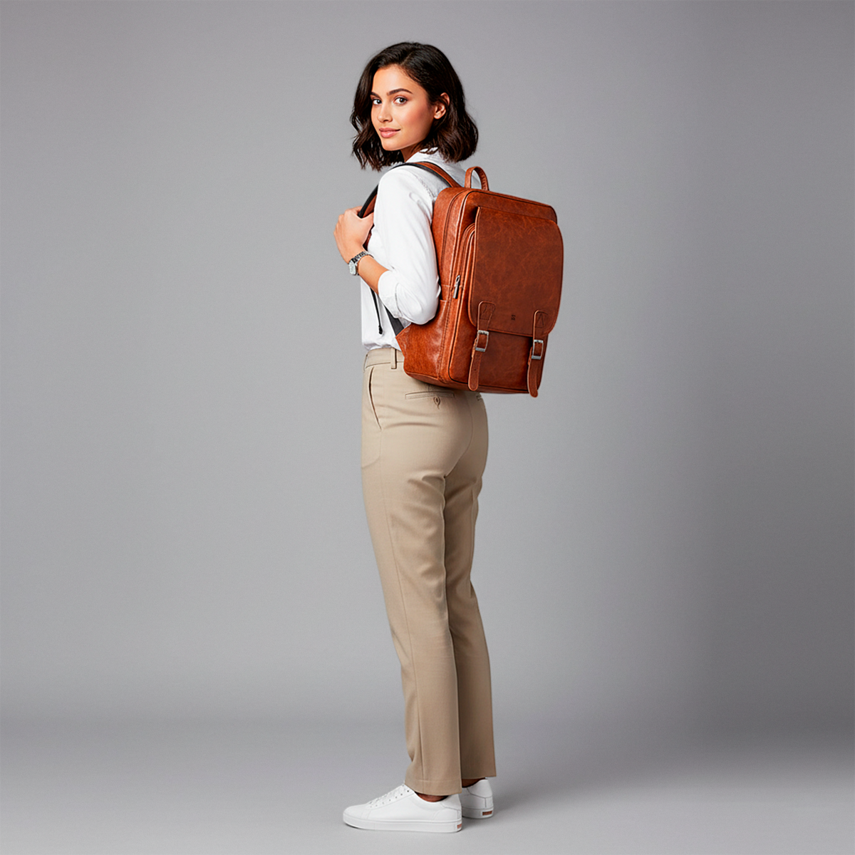 Mochila Executiva Prime Duo Soul Couro - Unissex, Poliuretano de Alto Padrão, Formato, Durabilidade
