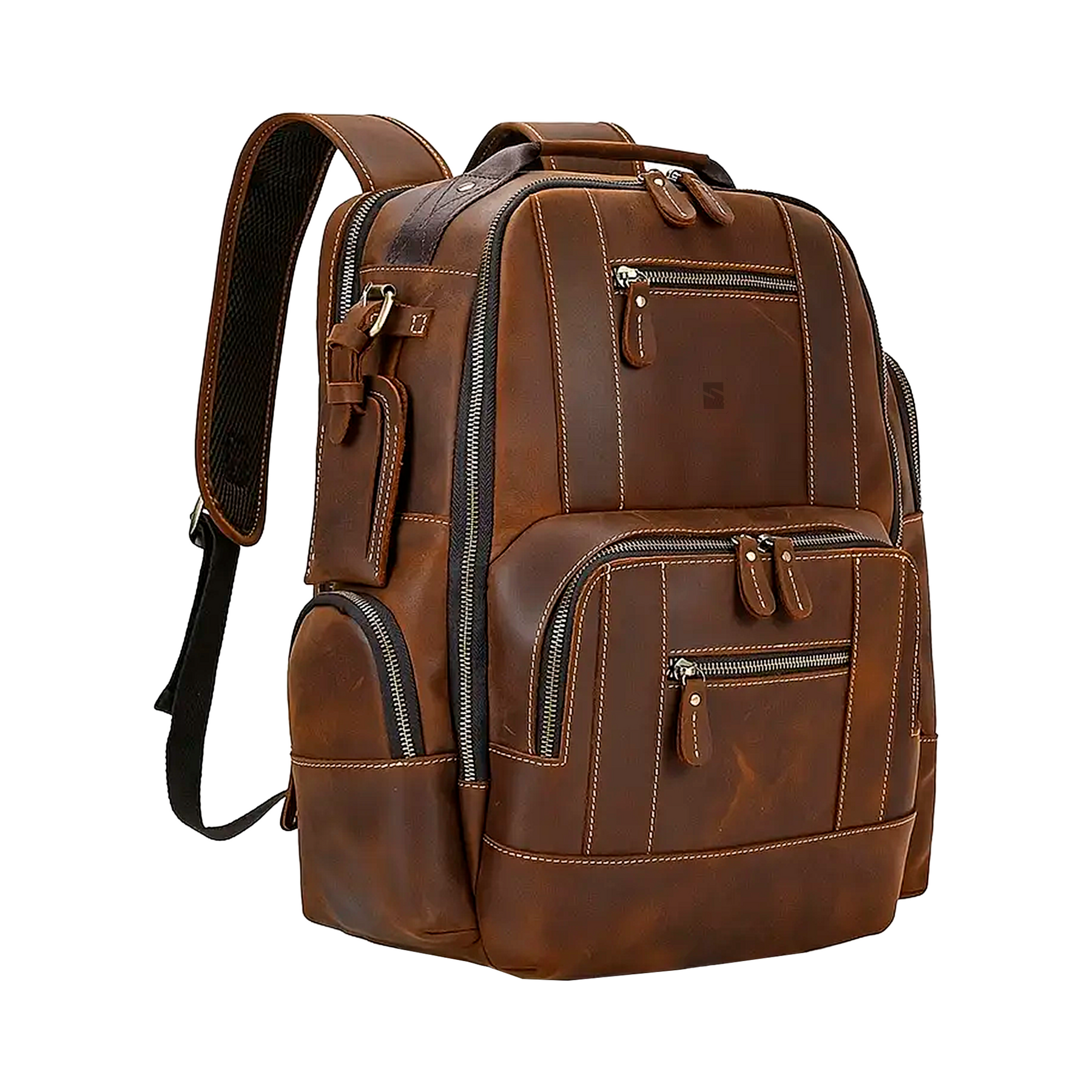 Mochila Executiva Rider Craft Soul Couro - Couro Genuíno, Unissex, Origem da Excelência