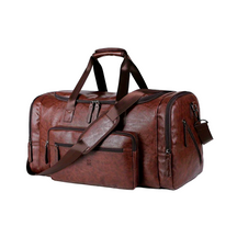 Bolsa de Viagem Executiva Edge Soul Couro - Poliuretano de Alto Padrão, Unissex, Alça Confortável e Múltiplos Bolsos