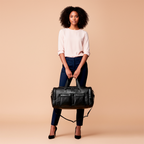Bolsa de Viagem Executiva Edge Bag Soul Couro - Poliuretano Premium de Alto Padrão, Unissex, Texturizada, Confortável, Design Autêntico, Robusta, Múltiplos Bolsos