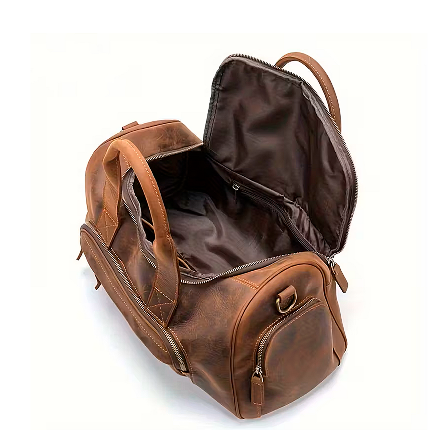 Bolsa de Viagem Executiva Pioneer Pulse Soul Couro - Couro Genuíno, Unissex, Organização Interna