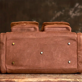 Bolsa de Viagem Executiva Heritage Soul Couro - Couro Genuíno, Unissex, Alças Ergonômicas, Acabamento Natural