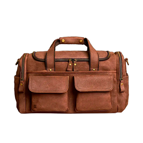 Bolsa de Viagem Executiva Heritage Soul Couro - Couro Genuíno, Unissex, Alças Ergonômicas, Acabamento Natural