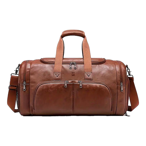 Bolsa de Viagem Executiva Opus Soul Couro - Poliuretano Premium de Alto Padrão, Unissex, Moderno, Praticidade, Compartimentos Estratégicos, Múltiplos Bolsos, Organização