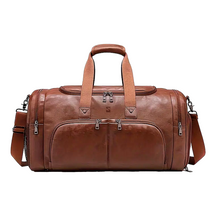 Bolsa de Viagem Executiva Opus Soul Couro - Poliuretano de Alto Padrão, Unissex, Moderno, Múltiplos Bolsos