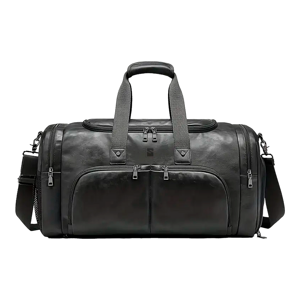 Bolsa de Viagem Executiva Opus Soul Couro - Poliuretano Premium de Alto Padrão, Unissex, Moderno, Praticidade, Compartimentos Estratégicos, Múltiplos Bolsos, Organização