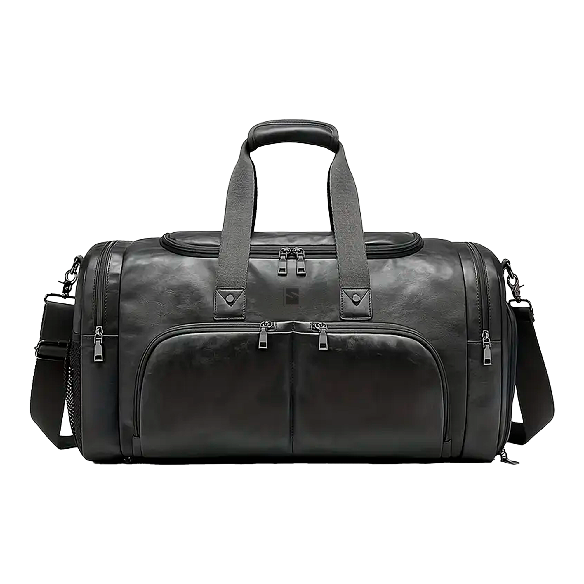 Bolsa de Viagem Executiva Opus Soul Couro - Poliuretano Premium de Alto Padrão, Unissex, Moderno, Praticidade, Compartimentos Estratégicos, Múltiplos Bolsos, Organização