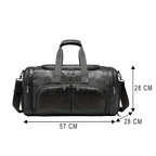 Bolsa de Viagem Executiva Opus Soul Couro - Poliuretano Premium de Alto Padrão, Unissex, Moderno, Praticidade, Compartimentos Estratégicos, Múltiplos Bolsos, Organização