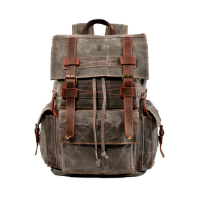 Mochila Executiva Masculina Explorer Soul Couro - Tela Tecnológica de Alta Qualidade, Estilo Múltiplos Compartimentos
