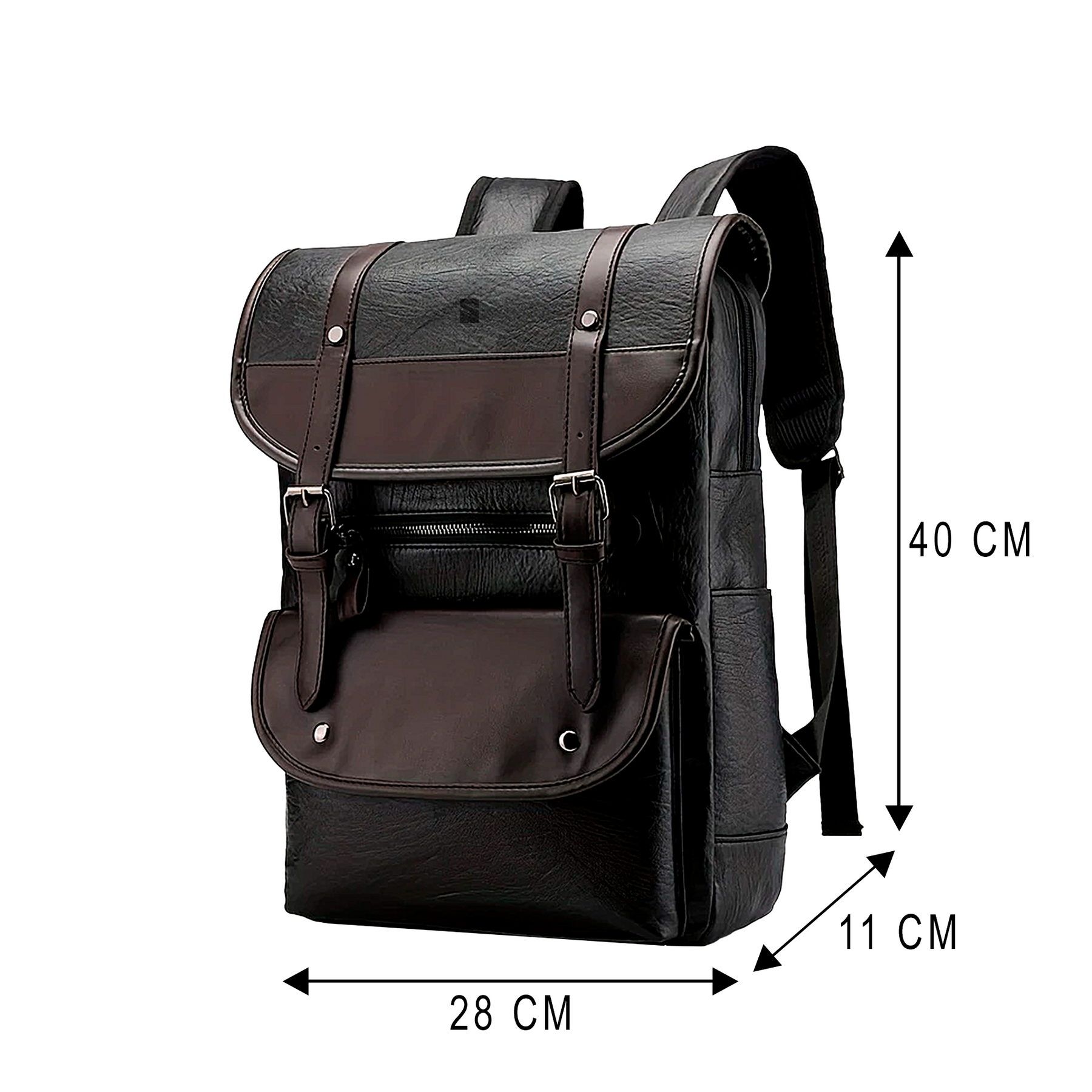 Mochila Executiva Masculina Gradus Soul Couro - Poliuretano de Alto Padrão, Design Robusto, Durabilidade