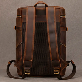 Mochila Executiva Masculina Legacy Soul Couro - Couro Genuíno e Múltiplos Compartimentos