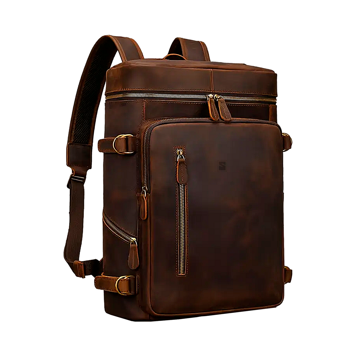 Mochila Executiva Masculina Legacy Soul Couro - Couro Genuíno e Múltiplos Compartimentos