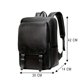 Mochila Executiva Prime Duo Soul Couro - Unissex, Poliuretano de Alto Padrão, Formato, Durabilidade