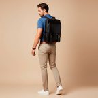 Mochila Executiva Prime Duo Soul Couro - Unissex, Poliuretano Premium de Alto Padrão, Elegante, Formato Estruturado, Durabilidade, Modernidade