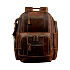 Mochila Executiva Rider Craft Soul Couro - Couro Genuíno, Unissex, Origem da Excelência, Aventura Sem Limites, Resistência Extrema, Técnico Resistente