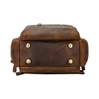 Mochila Executiva Rider Craft Soul Couro - Couro Genuíno, Unissex, Origem da Excelência, Aventura Sem Limites, Resistência Extrema, Técnico Resistente